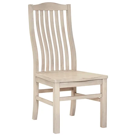 Solid Wood Cherry Vertical Slat Chair